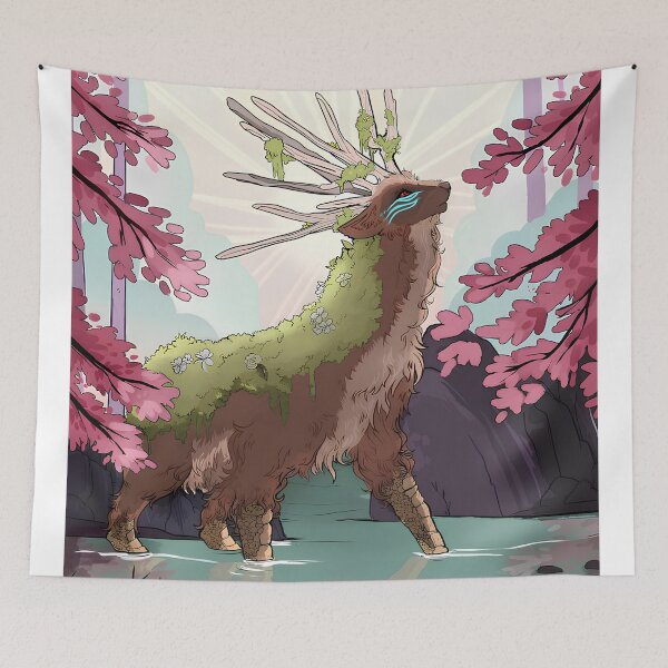 Item preview, deer spirits [[themomonokes]] go -%[ghiblis]%-walk aways  designed and sold by ceyart00.
