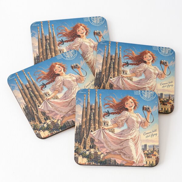 Item preview, Spain — Sagrada Família — A Joyful Afternoon Beneath Barcelona's Iconic Towers designed and sold by DibujandoPorfa.