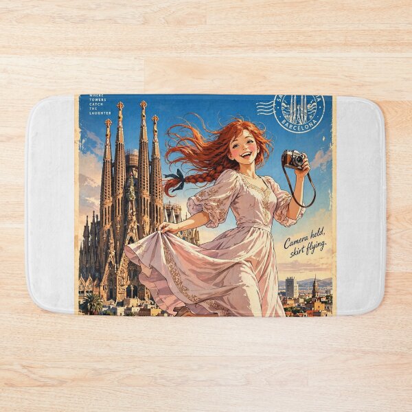 Item preview, Spain — Sagrada Família — A Joyful Afternoon Beneath Barcelona's Iconic Towers designed and sold by DibujandoPorfa.
