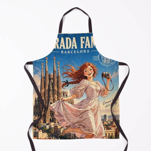 Item preview, Spain — Sagrada Família — A Joyful Afternoon Beneath Barcelona's Iconic Towers designed and sold by DibujandoPorfa.