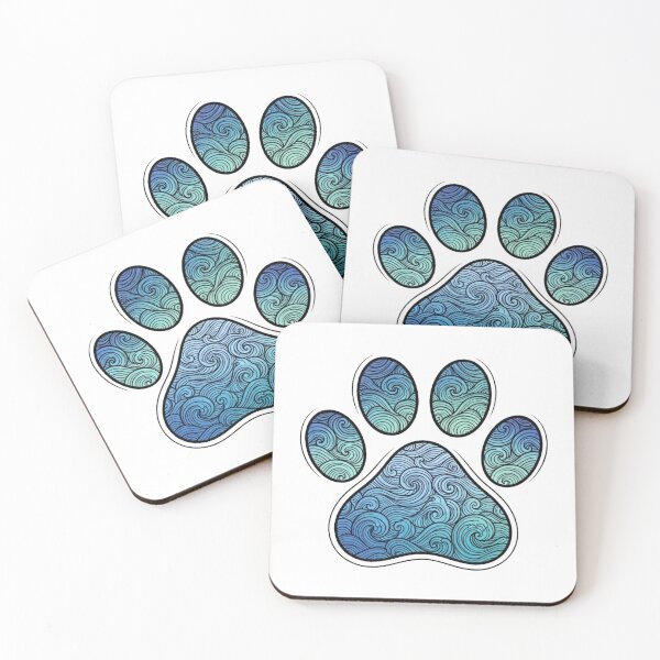 Item preview, Labrador Footprint Simplicity - Soul of Water and Waves designed and sold by Goodthingstree.