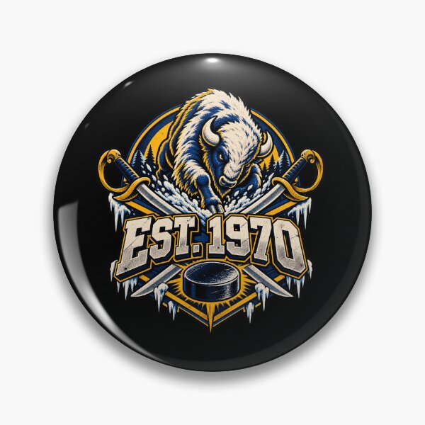 Item preview, Buffalo Sabres Est 1970 Hockey designed and sold by Pandaburba.