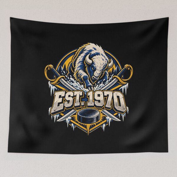 Item preview, Buffalo Sabres Est 1970 Hockey designed and sold by Pandaburba.