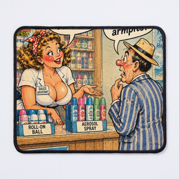 Item preview, Seaside Postcard: Deodorant designed and sold by halibutgoatramb.