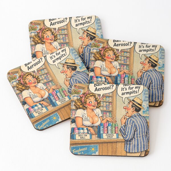 Item preview, Seaside Postcard: Deodorant designed and sold by halibutgoatramb.