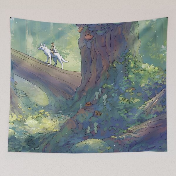 Item preview, adventure art girl [[themomonokes]] go -%[ghiblis]%- aways  designed and sold by ceyart00.