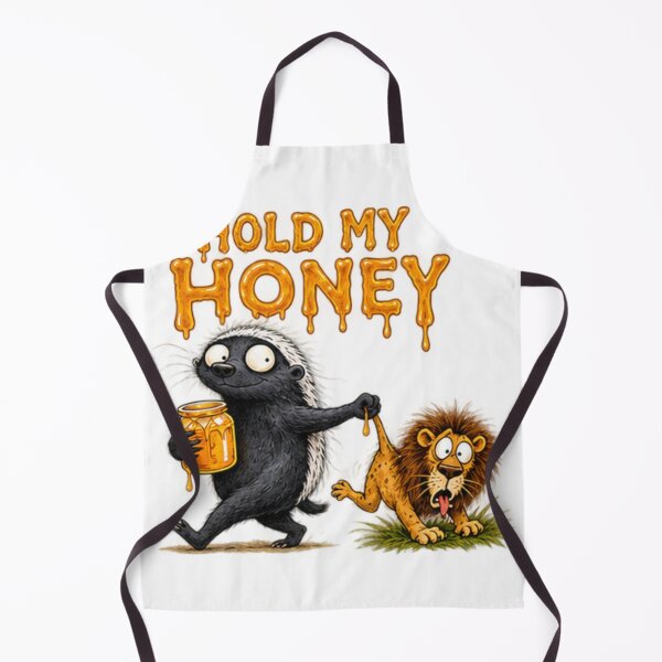 Item preview, Hold My Honey Badger And Lion designed and sold by paintingnou.