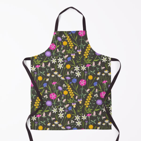 Item preview, Dark Moody Wildflowers Summer Meadow designed and sold by verodika.
