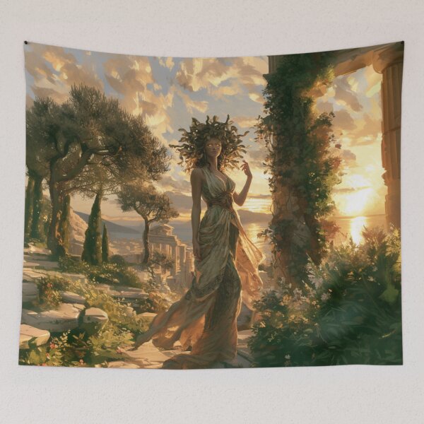 Item preview, A majestic Gorgon from ancient Greek mythology, Fantasy & Mythological Creatures designed and sold by CDC40.