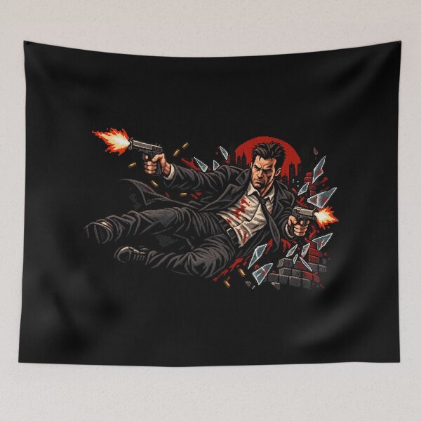 Item preview, Max Payne Bullet Time Noir Action designed and sold by Pandaburba.