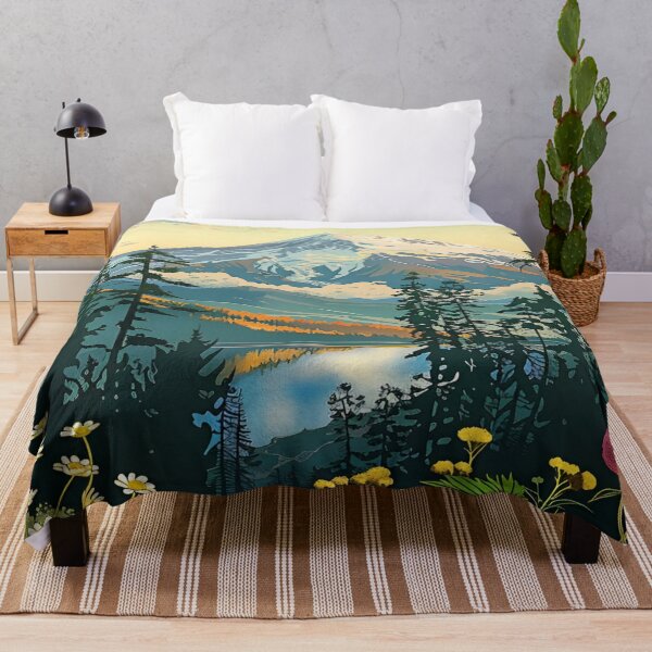 Item preview, Where The Wildflowers Meet The Mountains Gustav Klimt Flower Garden Nature Painting Landscape Scenery Digital Illustration designed and sold by Matt_Smith.