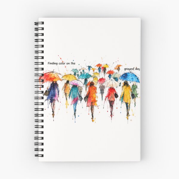 Item preview, Finding Color on the Grayest Days designed and sold by Quelon.