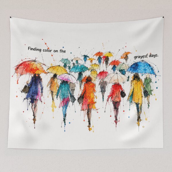 Item preview, Finding Color on the Grayest Days designed and sold by Quelon.