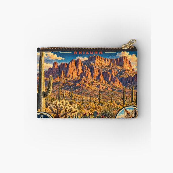 Item preview, Lost Dutchman State Park Retro Travel Sticker designed and sold by naturalsurvival.