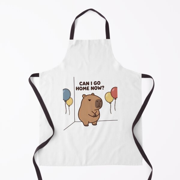 Item preview, Can I Go Home Now? - Grumpy Capybara Party Design designed and sold by Sleonheart.