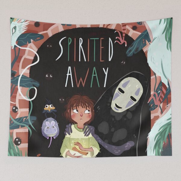 Item preview, kawaii girl and spirits [[chihiro's]]  -%[ghiblis]%- scary aways  designed and sold by ceyart00.