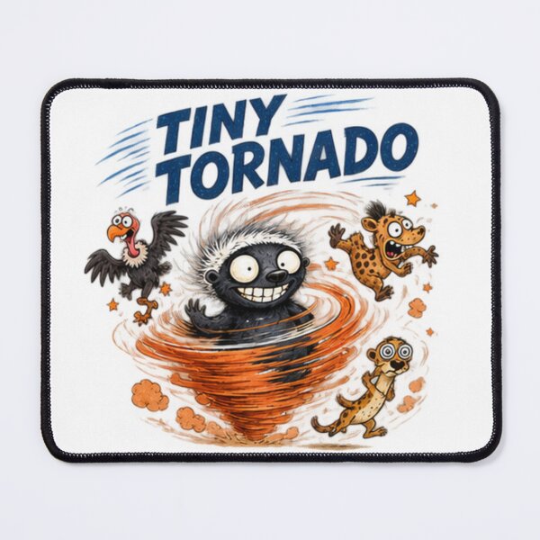 Item preview, Tiny Tornado Honey Badger Wild Animal designed and sold by paintingnou.