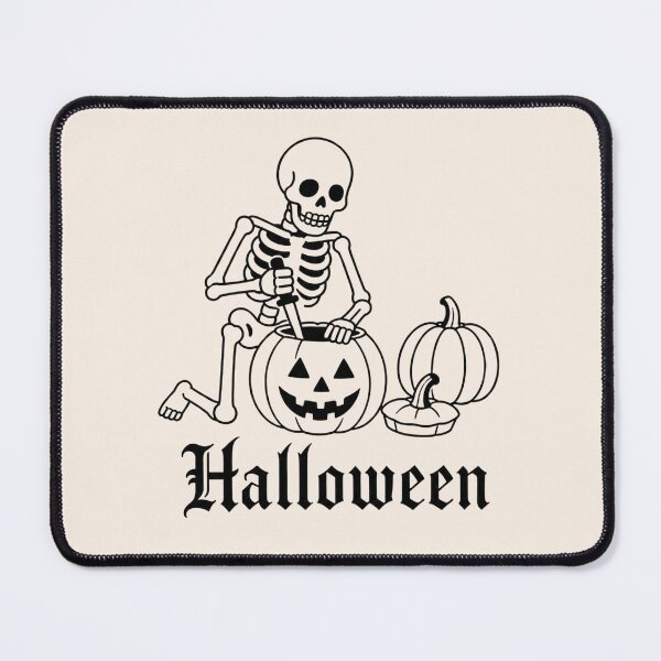 Item preview, Skeleton Carving Pumpkin Jack o Lantern Funny Halloween designed and sold by Modern Antique Atelier .