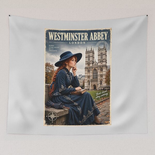 Item preview, Westminster Abbey — London's historic Gothic church, closely associated with centuries of British royal and national history. designed and sold by DibujandoPorfa.