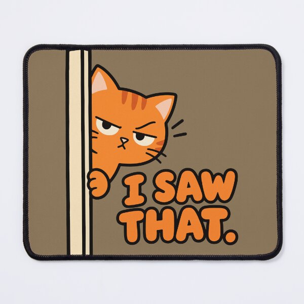 Item preview, Orange Cat I Saw That Funny Cat designed and sold by MewMade.