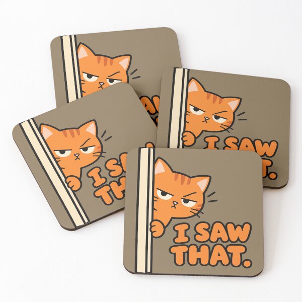Item preview, Orange Cat I Saw That Funny Cat designed and sold by MewMade.