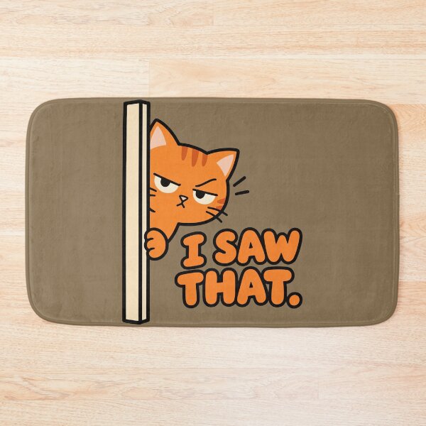 Item preview, Orange Cat I Saw That Funny Cat designed and sold by MewMade.
