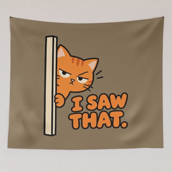 Item preview, Orange Cat I Saw That Funny Cat designed and sold by MewMade.