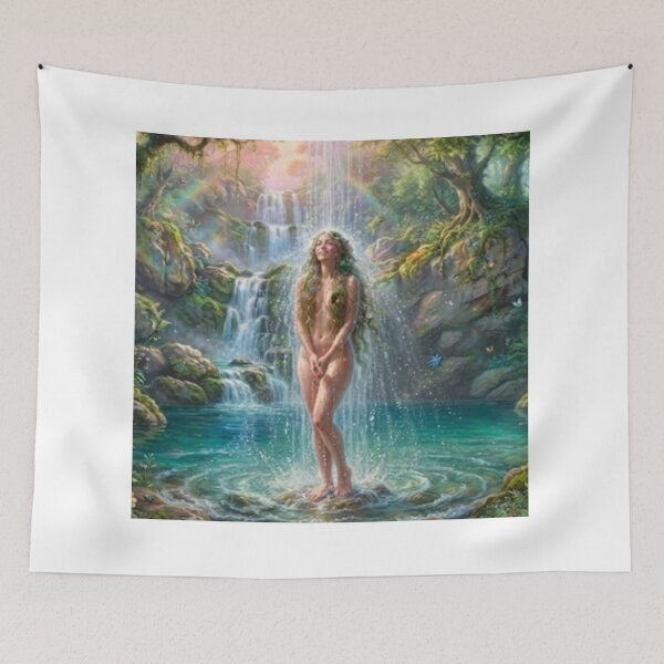 Item preview, Divine Sanctuary: Artistic Portrayal of the Nude in Nature designed and sold by SodhaIqbalKasam.