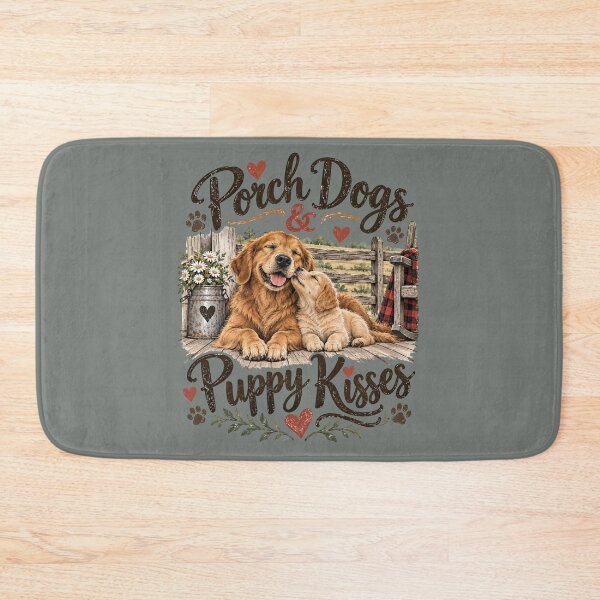 Item preview, Porch Dogs & Puppy Kisses designed and sold by PawPlanetPro.