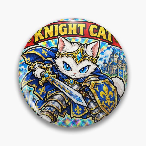 Item preview, Knight Cat - Brave Fantasy Warrior designed and sold by POP-BAY-JP.