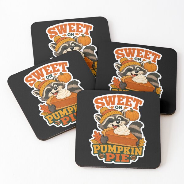 Item preview, Sweet On Pumpkin Pie Raccoon Thanksgiving designed and sold by Design Vibras.