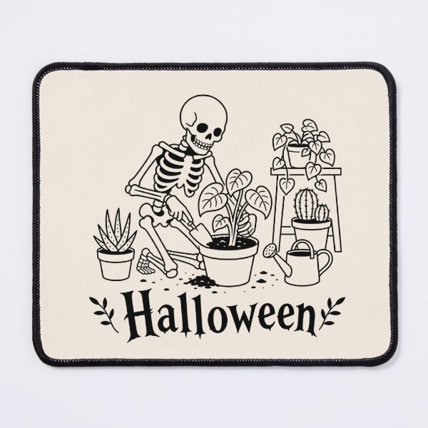 Item preview, Funny Skeleton Plant Lover Gardener Houseplants Halloween designed and sold by Modern Antique Atelier .