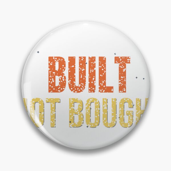 Item preview, Built Not Bought Blue Collar Shirt Vintage Distressed Tee designed and sold by Worn and Witty.