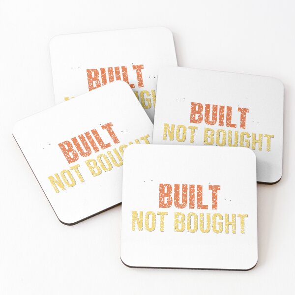 Item preview, Built Not Bought Blue Collar Shirt Vintage Distressed Tee designed and sold by Worn and Witty.