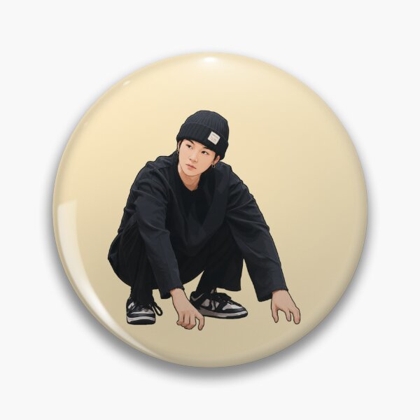 Item preview, BTS - Yoongi - Suga - squatting in the practice room  designed and sold by moteesshop.