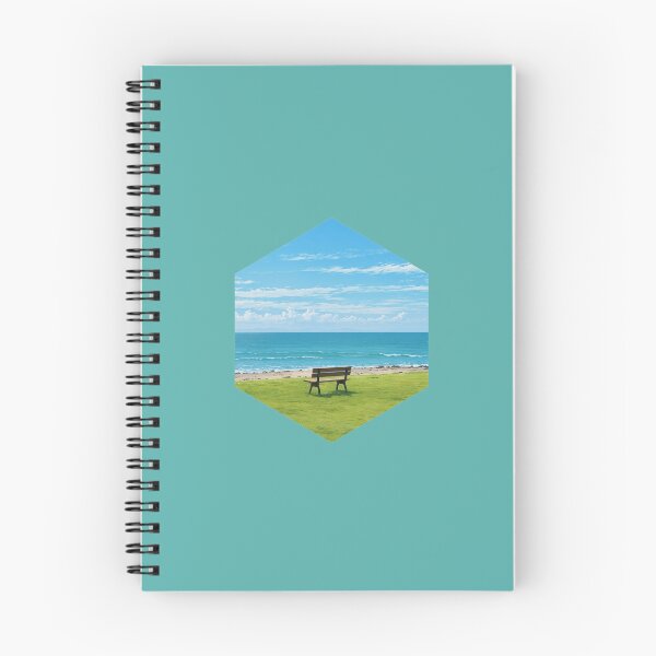 Item preview, Peaceful Beach Bench Hexagon Ocean View designed and sold by Mr besho.