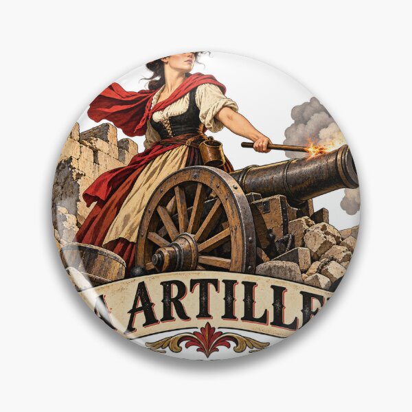 Item preview, Agustina de Aragón – La Artillera – Zaragoza 1808 designed and sold by Past in Threads.