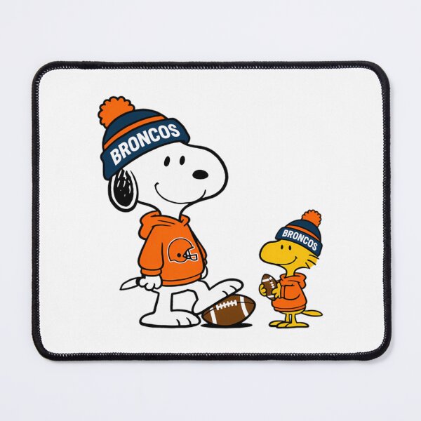 Item preview, Denver Broncos Snoopy And Woodstock Football designed and sold by treasacustoms.
