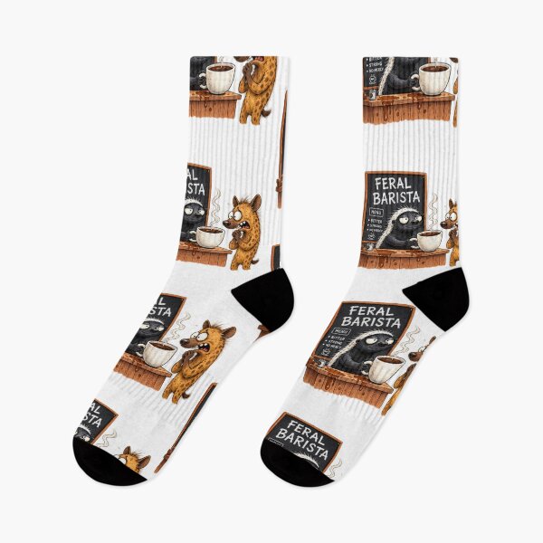 Item preview, Feral Barista Honey Badger Coffee designed and sold by paintingnou.