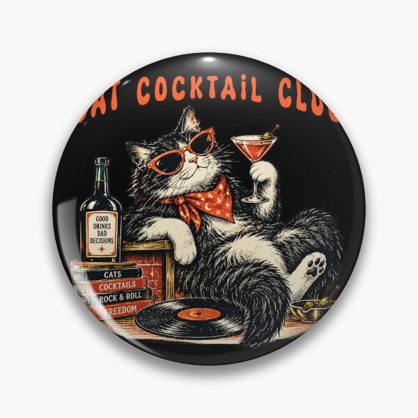Item preview, Cool Cat Cocktail Club designed and sold by TeeARTHY.