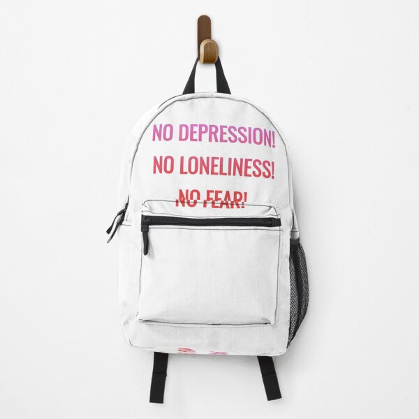 Item preview, No Depression No Loneliness No Fear Motivational Quote designed and sold by AWADHESH  CHAURASIA.
