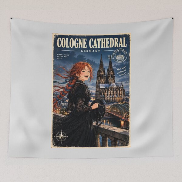 Item preview, Cologne Cathedral — one of Germany's most famous Gothic cathedrals, dominating the historic skyline beside the Rhine. designed and sold by DibujandoPorfa.