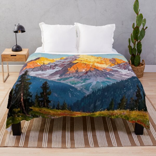 Item preview, Where The Wildflowers Meet The Mountains Gustav Klimt Flower Garden Nature Painting Landscape Scenery Digital Illustration designed and sold by Matt_Smith.