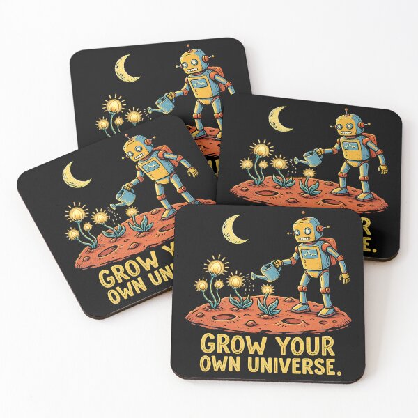 Item preview, Robot Gardener Grow Your Own Universe designed and sold by tollaru.