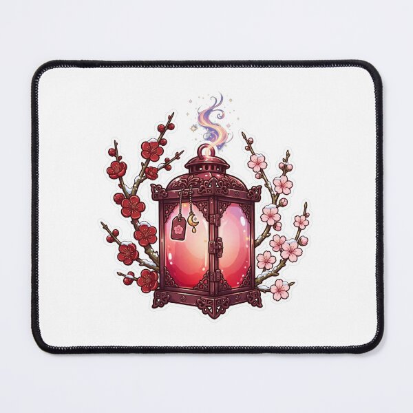 Item preview, Sakura Plum Blossom Lantern designed and sold by LunaGlow Studio.