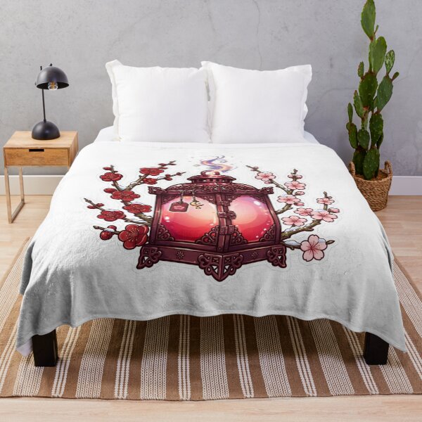 Item preview, Sakura Plum Blossom Lantern designed and sold by LunaGlow Studio.
