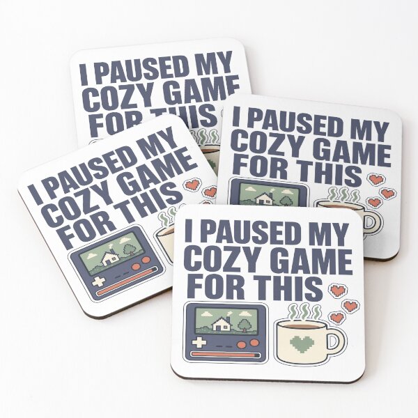 Item preview, I Paused My Cozy Game For This - Funny Gamer Shirt designed and sold by Art&Fun.