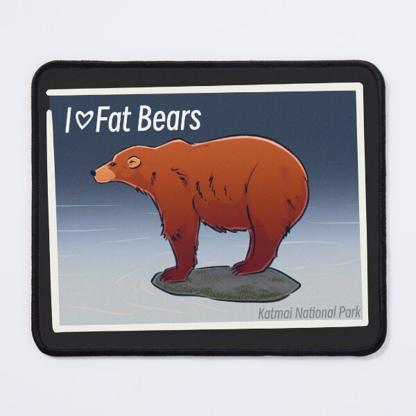 Item preview, I Love Fat Bears Mist designed and sold by jastinamor.