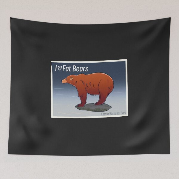 Item preview, I Love Fat Bears Mist designed and sold by jastinamor.