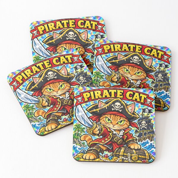 Item preview, Pirate Cat - Fearless Adventure Captain designed and sold by POP-BAY-JP.
